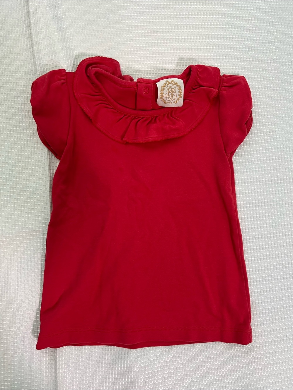 The Beaufort Bonnet Company Red Peterpan Top Size 5